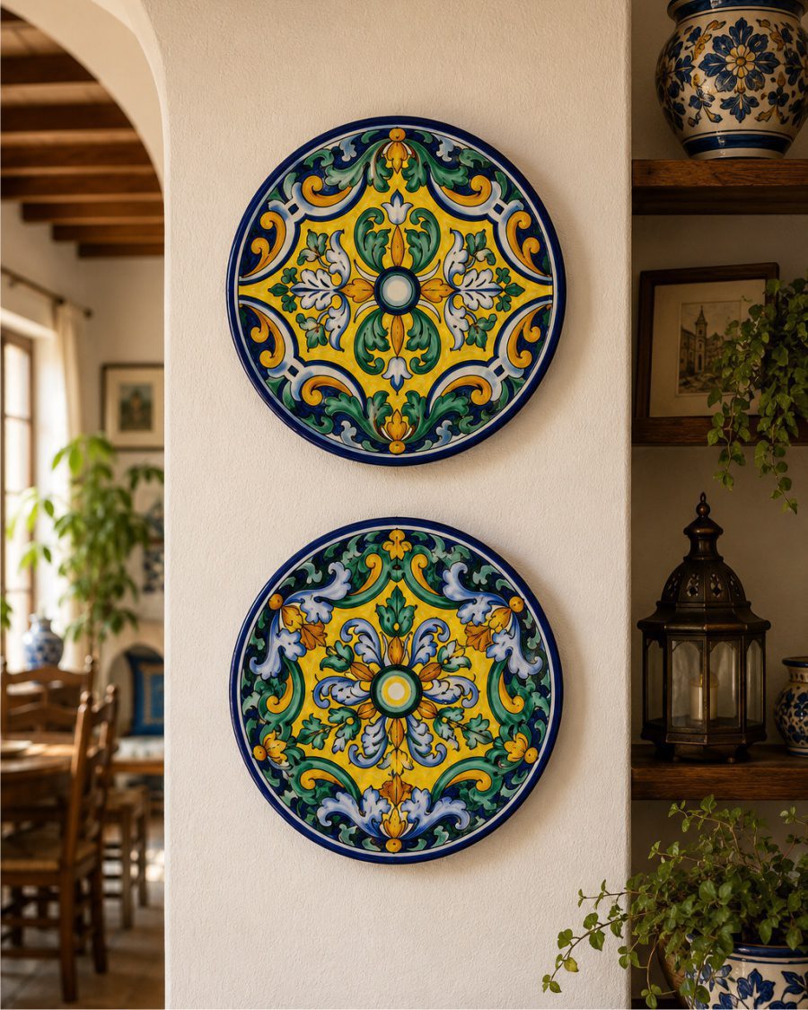 9 juego de platos ceramica
